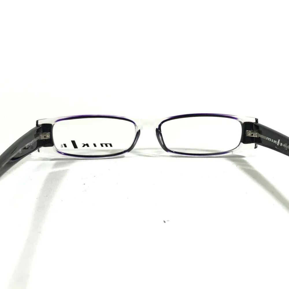 Mikli M0514 col 01 Eyeglasses Frames Brown Purple Clear Rectangular 52-15-140